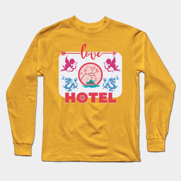 Addicted to Japan - Love Hotel Long Sleeve T-Shirt by Persius Vagg